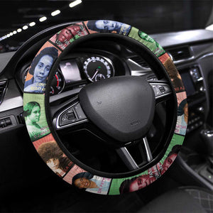 Afro Black Herstory Steering Wheel Cover African Women History