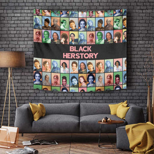 Afro Black Herstory Tapestry African Women History