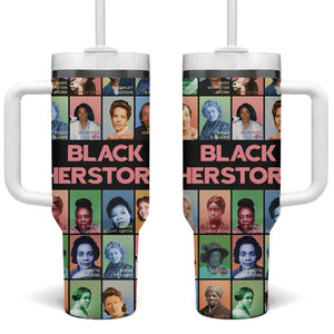 Afro Black Herstory Tumbler With Handle African Women History