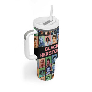 Afro Black Herstory Tumbler With Handle African Women History