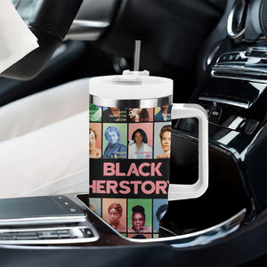 Afro Black Herstory Tumbler With Handle African Women History