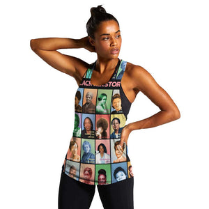 Afro Black Herstory Women Racerback Tank African Women History