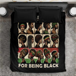 Never Apologize for Being Black Bedding Set African Pride