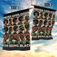Never Apologize for Being Black Garden Flag African Pride