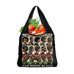 Never Apologize for Being Black Grocery Bag African Pride
