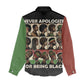 Never Apologize for Being Black Women Casual Shirt African Pride DT03