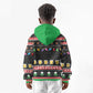 Ho Ho Ho Hold My Beer Santa Afro Kid Hoodie Christmas Beer