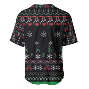 Santa Claus African Christmas Baseball Jersey Traditional Costume