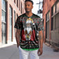Santa Claus African Christmas Baseball Jersey Traditional Costume