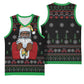 Santa Claus African Christmas Basketball Jersey Traditional Costume DT03