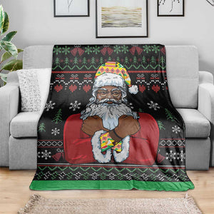 Santa Claus African Christmas Blanket Traditional Costume