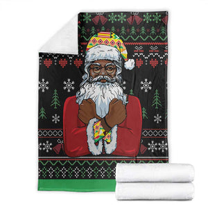 Santa Claus African Christmas Blanket Traditional Costume