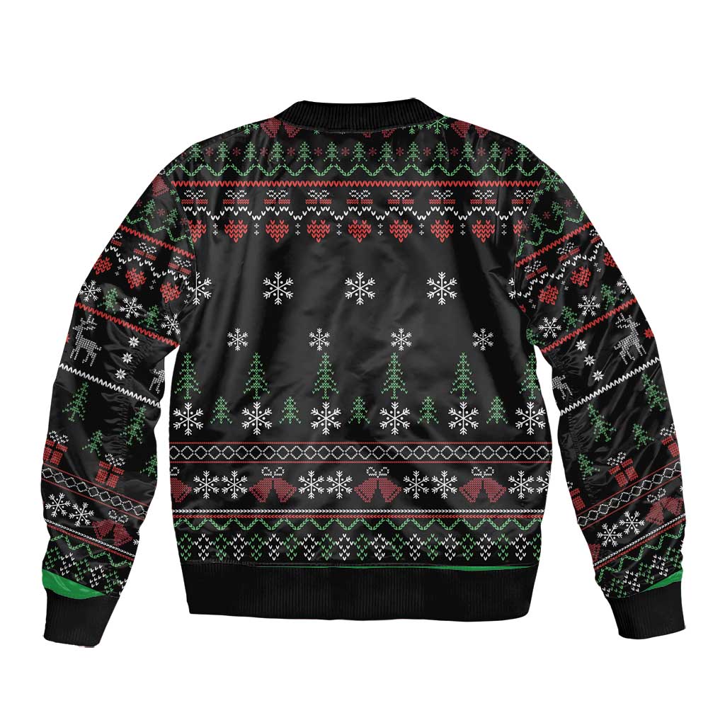 Santa Claus African Christmas Bomber Jacket Traditional Costume