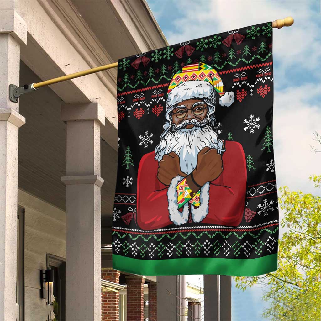 Santa Claus African Christmas Garden Flag Traditional Costume