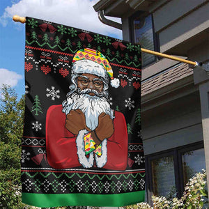 Santa Claus African Christmas Garden Flag Traditional Costume