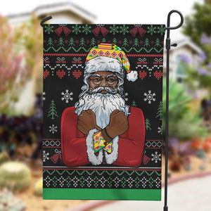 Santa Claus African Christmas Garden Flag Traditional Costume