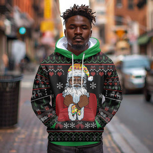 Santa Claus African Christmas Hoodie Traditional Costume