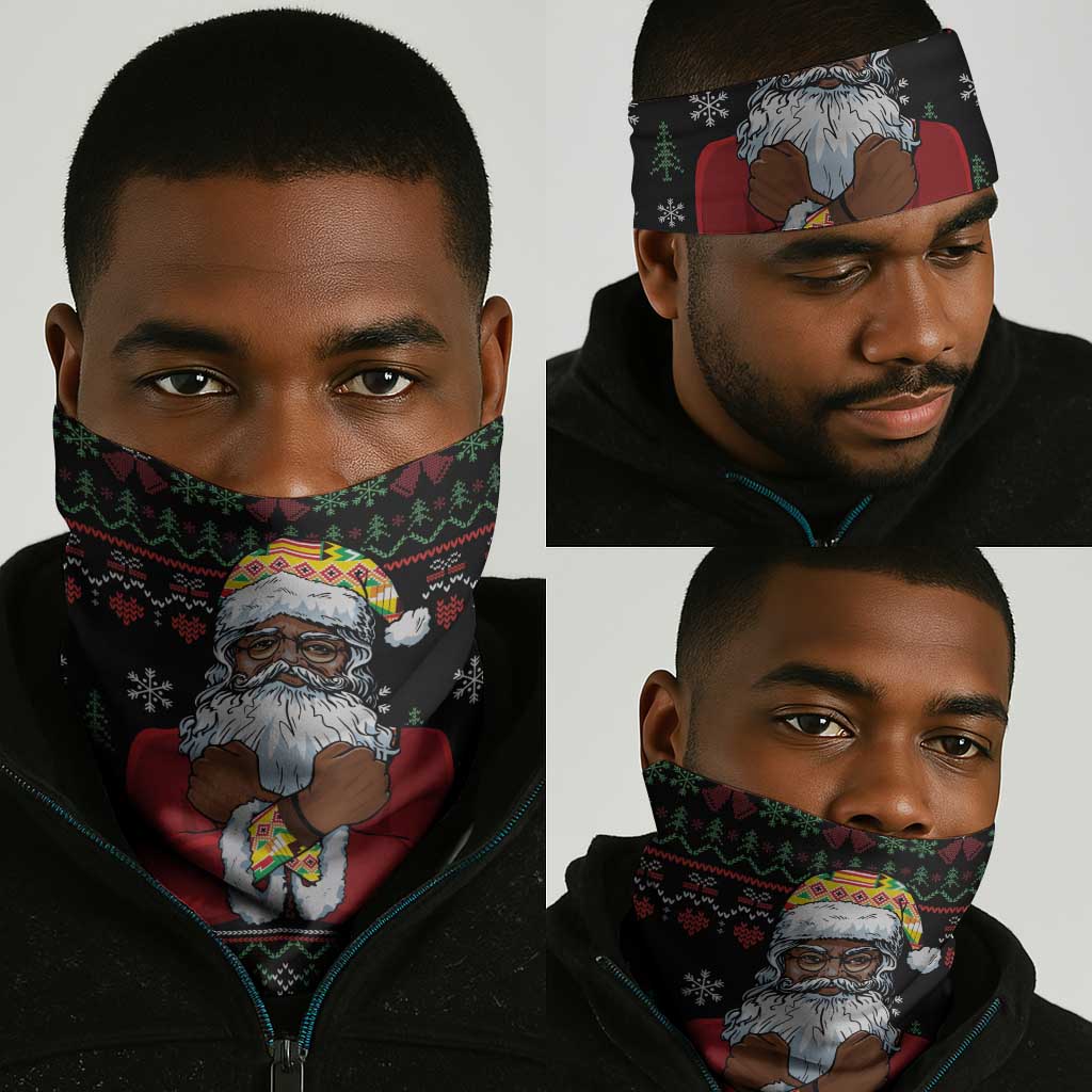 Santa Claus African Christmas Neck Gaiter Traditional Costume DT03