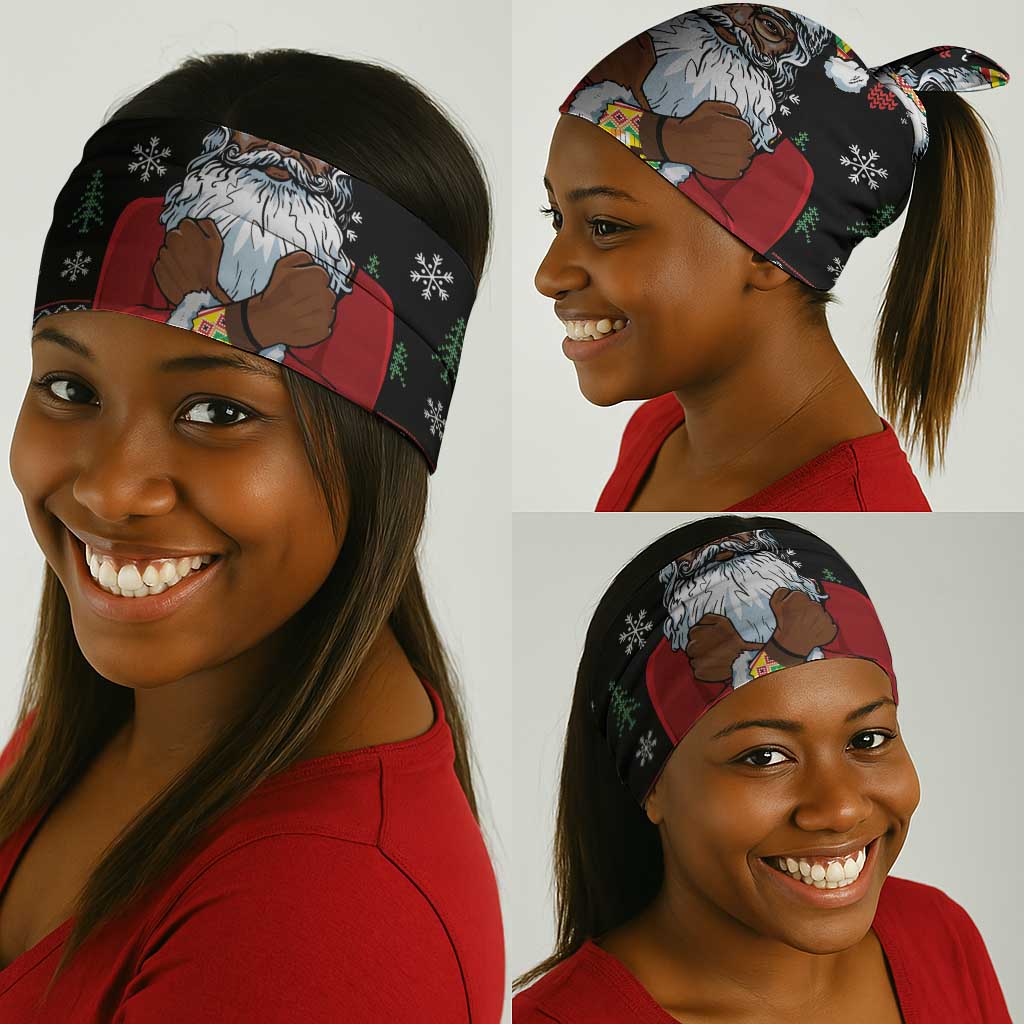 Santa Claus African Christmas Neck Gaiter Traditional Costume DT03