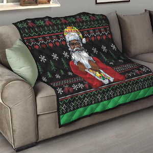 Santa Claus African Christmas Quilt Traditional Costume