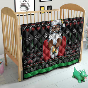 Santa Claus African Christmas Quilt Traditional Costume