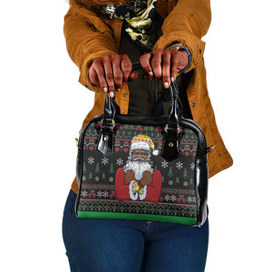 Santa Claus African Christmas Shoulder Handbag Traditional Costume