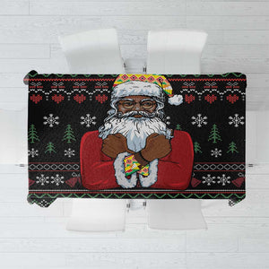 Santa Claus African Christmas Tablecloth Traditional Costume