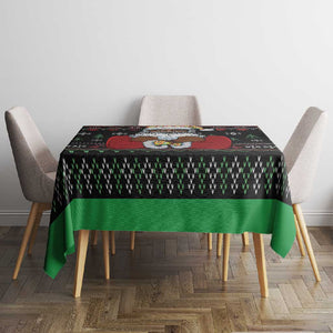 Santa Claus African Christmas Tablecloth Traditional Costume