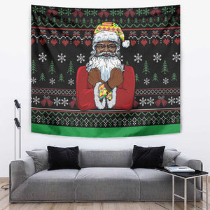 Santa Claus African Christmas Tapestry Traditional Costume