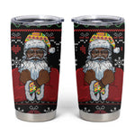 Santa Claus African Christmas Tumbler Cup Traditional Costume