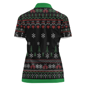 Santa Claus African Christmas Women Polo Shirt Traditional Costume