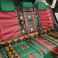 Black Nutcrackers Back Car Seat Cover Afro Christmas