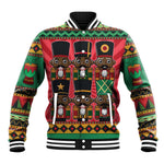 Black Nutcrackers Baseball Jacket Afro Christmas