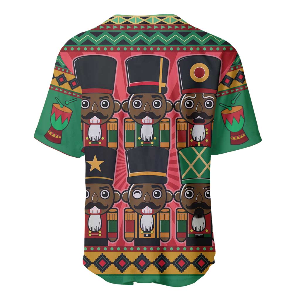 Black Nutcrackers Baseball Jersey Afro Christmas