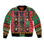 Black Nutcrackers Bomber Jacket Afro Christmas