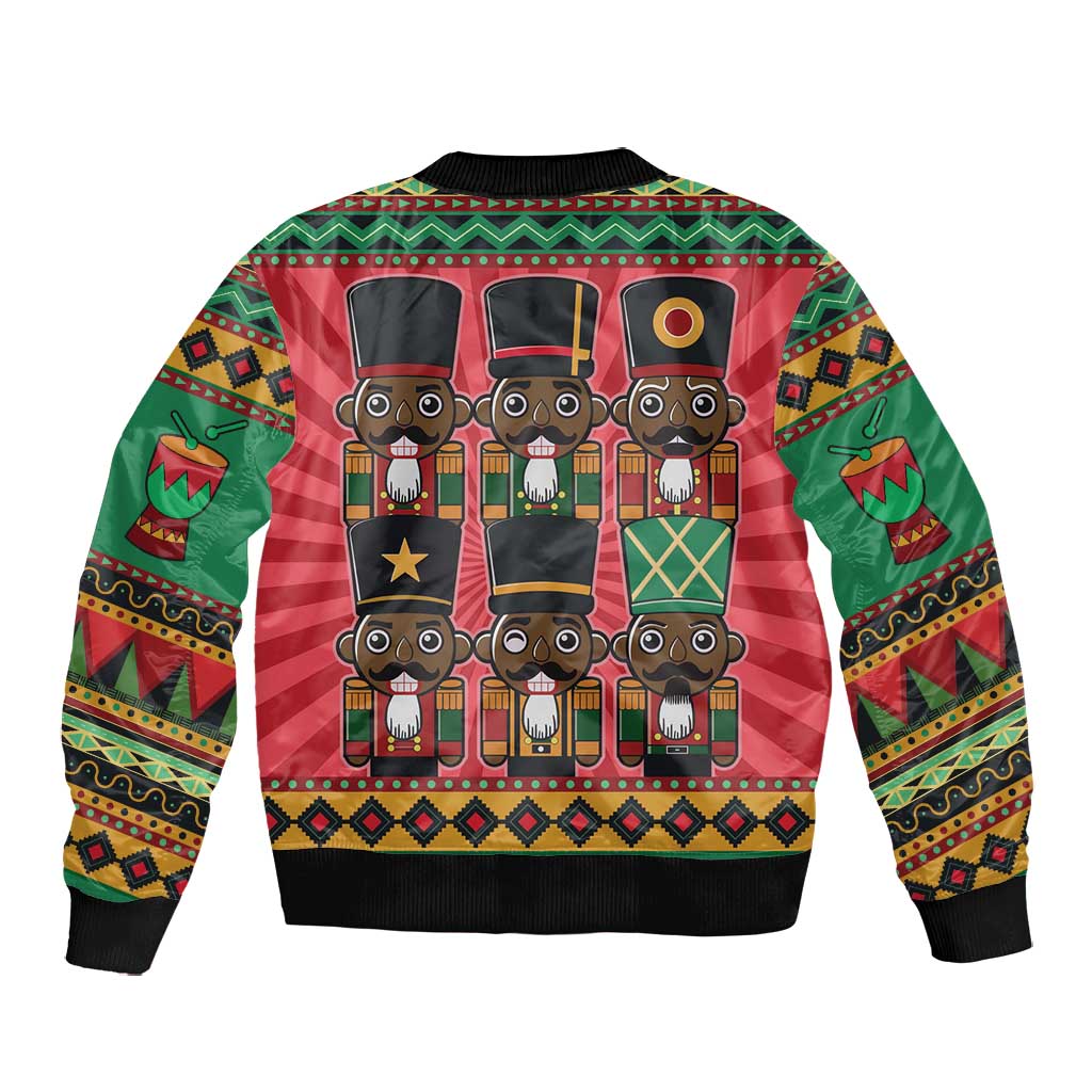 Black Nutcrackers Bomber Jacket Afro Christmas