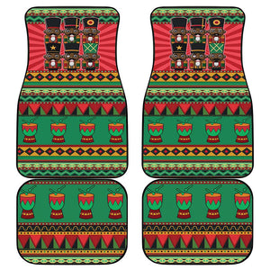 Black Nutcrackers Car Mats Afro Christmas