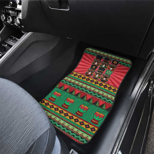 Black Nutcrackers Car Mats Afro Christmas