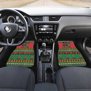 Black Nutcrackers Car Mats Afro Christmas