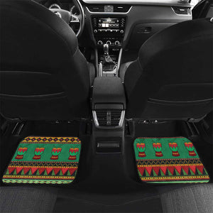 Black Nutcrackers Car Mats Afro Christmas