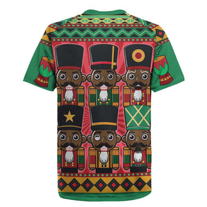 Black Nutcrackers Rugby Jersey Afro Christmas