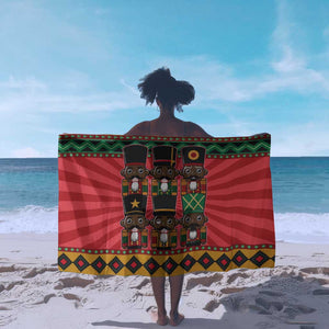 Black Nutcrackers Sarong Afro Christmas