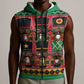 Black Nutcrackers Sleeveless Zip Hoodie Afro Christmas - African Pride