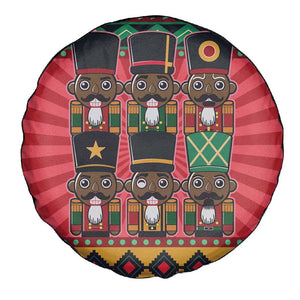 Black Nutcrackers Spare Tire Cover Afro Christmas