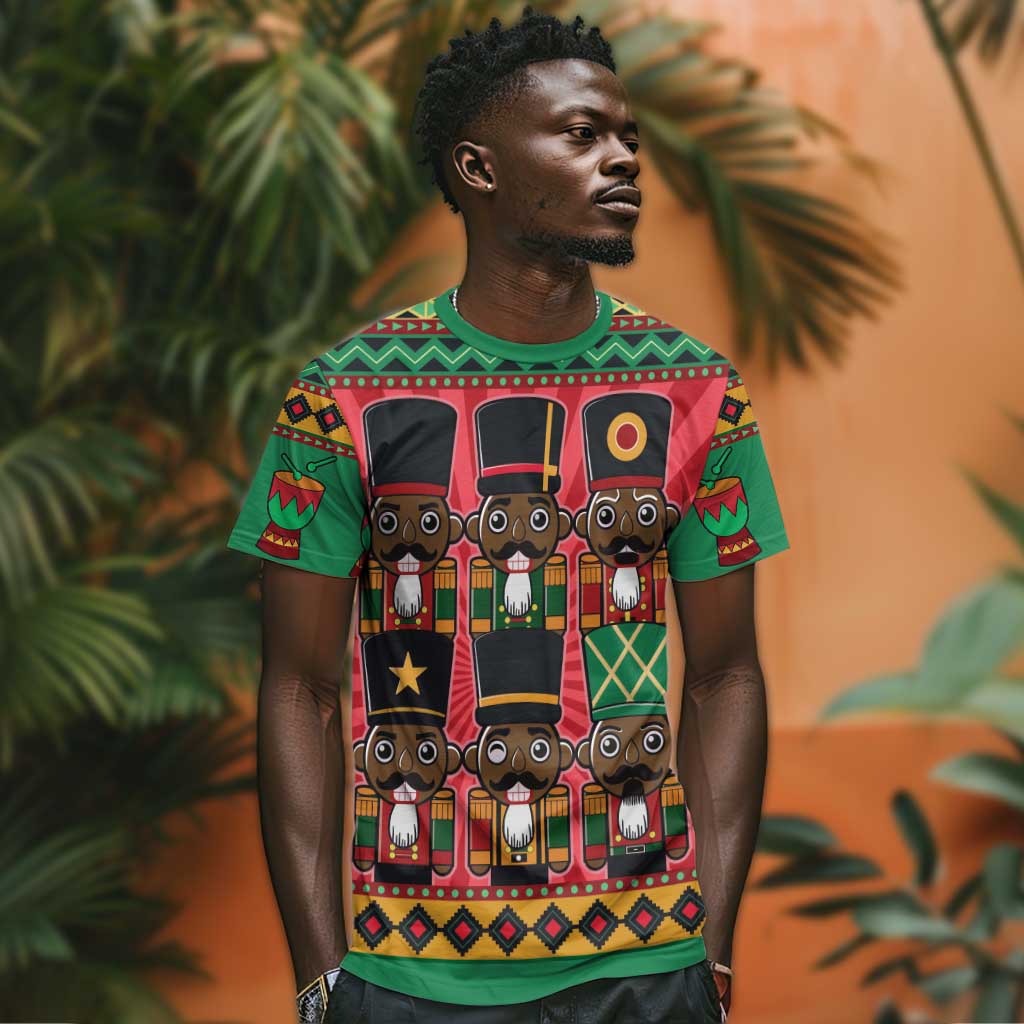 Black Nutcrackers T shirt Afro Christmas