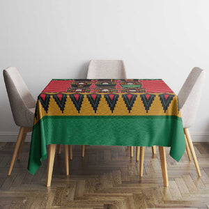 Black Nutcrackers Tablecloth Afro Christmas