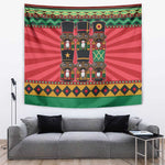 Black Nutcrackers Tapestry Afro Christmas