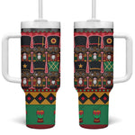 Black Nutcrackers Tumbler With Handle Afro Christmas
