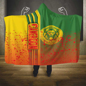 Cameroon Soccer Hooded Blanket Indomitable Lions Football - Road To Champion