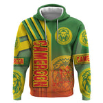 Cameroon Soccer Hoodie Indomitable Lions Football - Road To Champion
